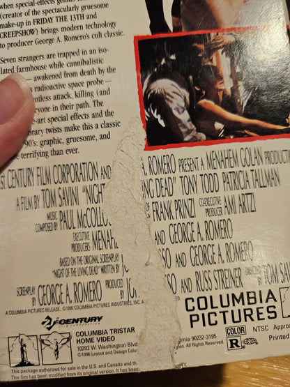 Night of the Living Dead VHS REMAKE, George Romero, Horror