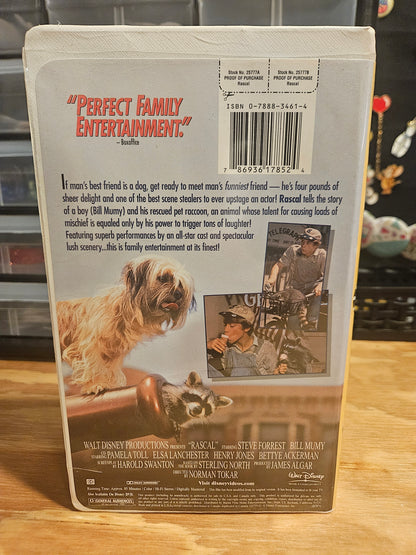 Walt Disney Rascal VHS