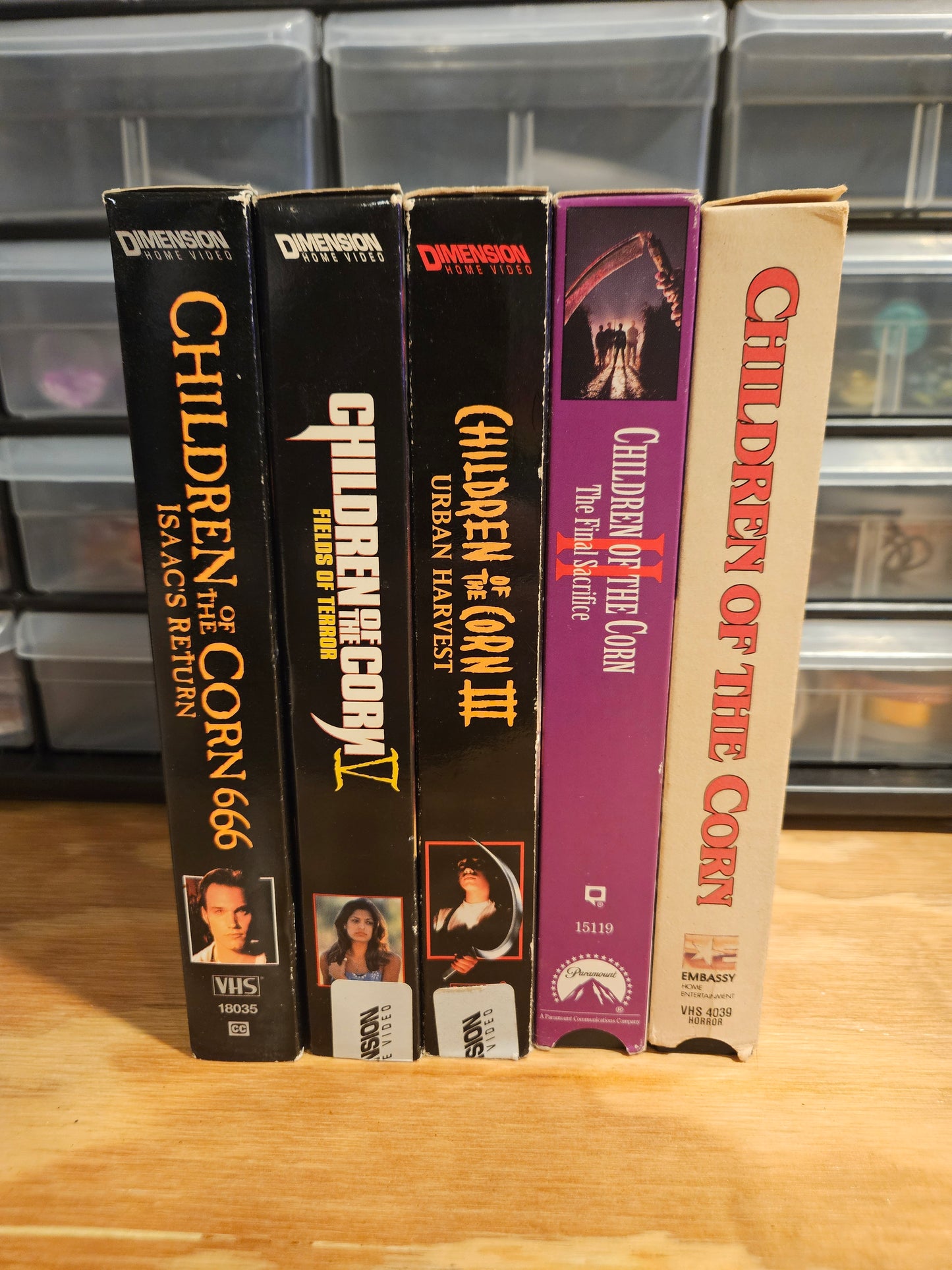 Children Of The Corn VHS Lot 1, 2, 3, 5, 666