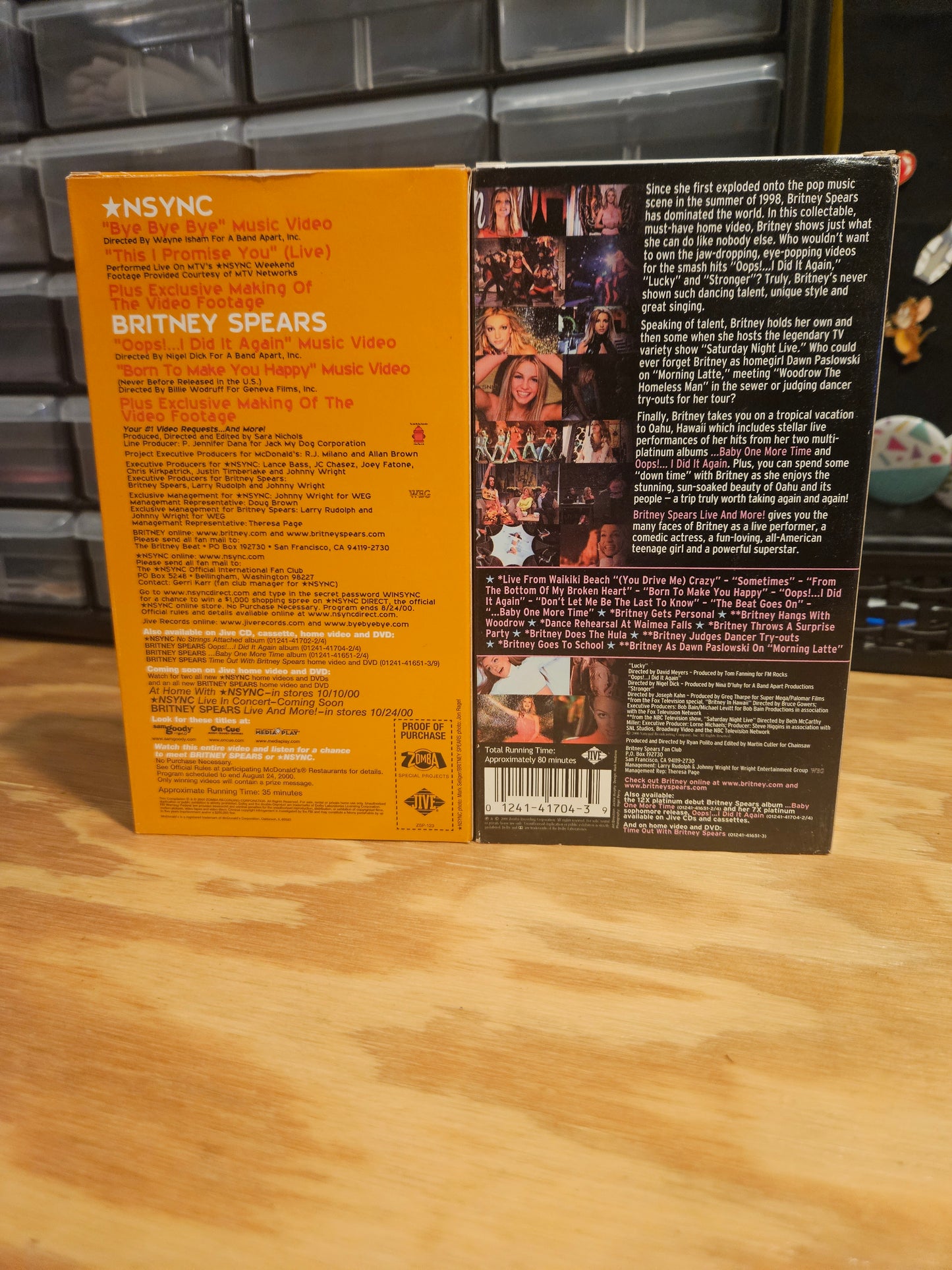 Britney Spears & Nsync VHS, Music Memorabilia