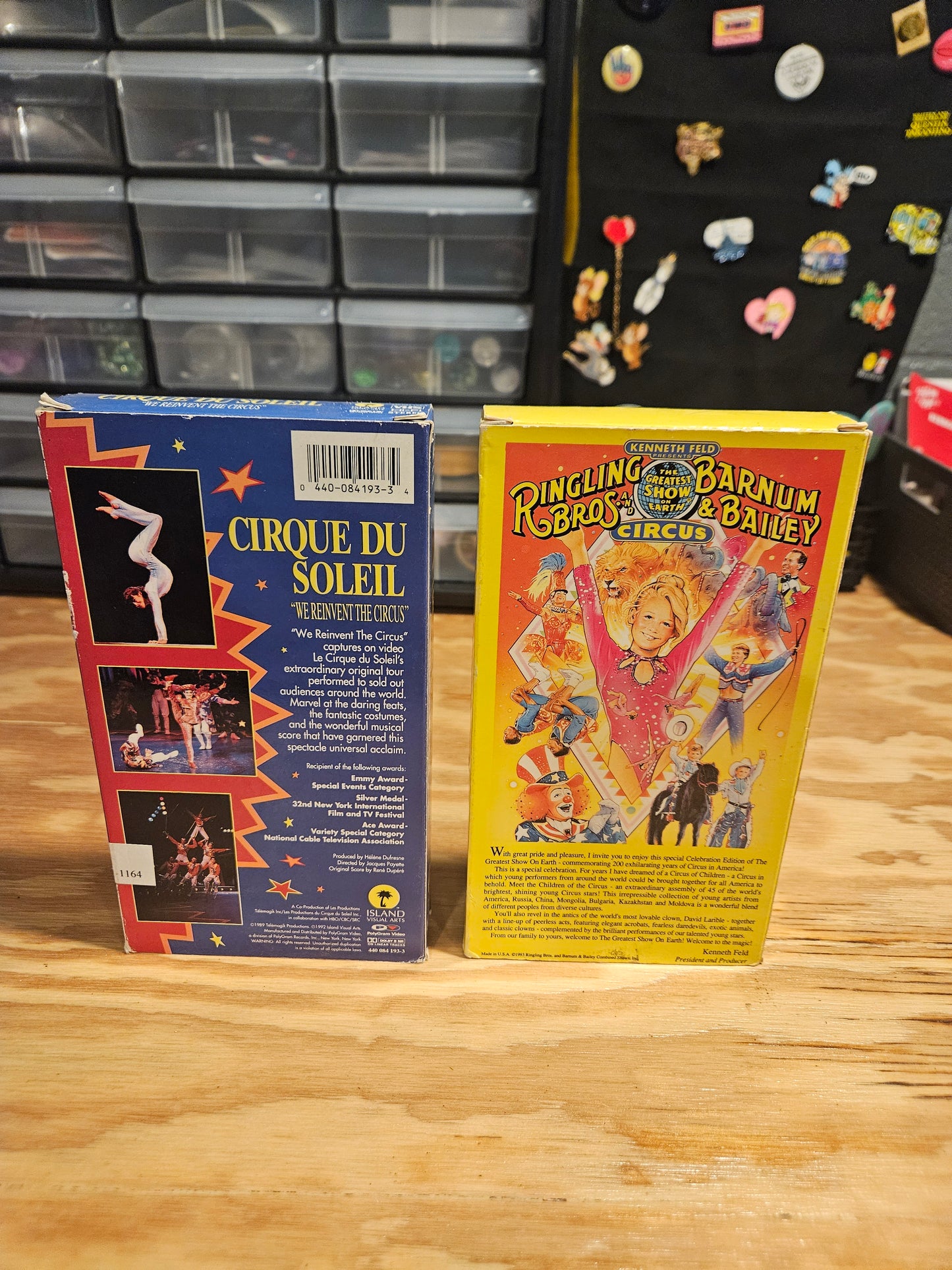 Cirque Du Soleil and Ringling Bros Barnum & Bailey Special Celebration Edition, Circus VHS