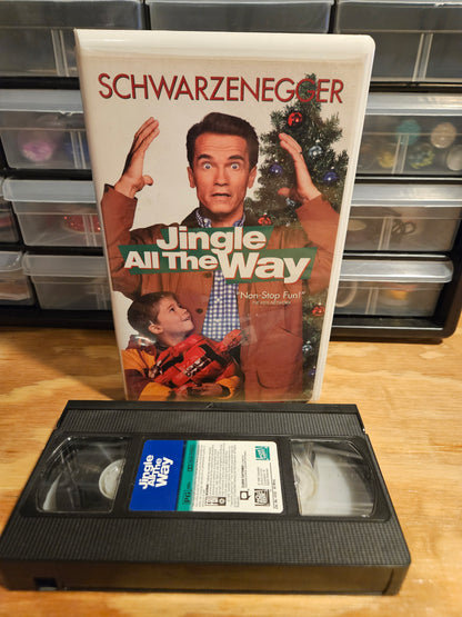 Jingle All The Way VHS Christmas, Arnold Schwarzenegger, Fox Video
