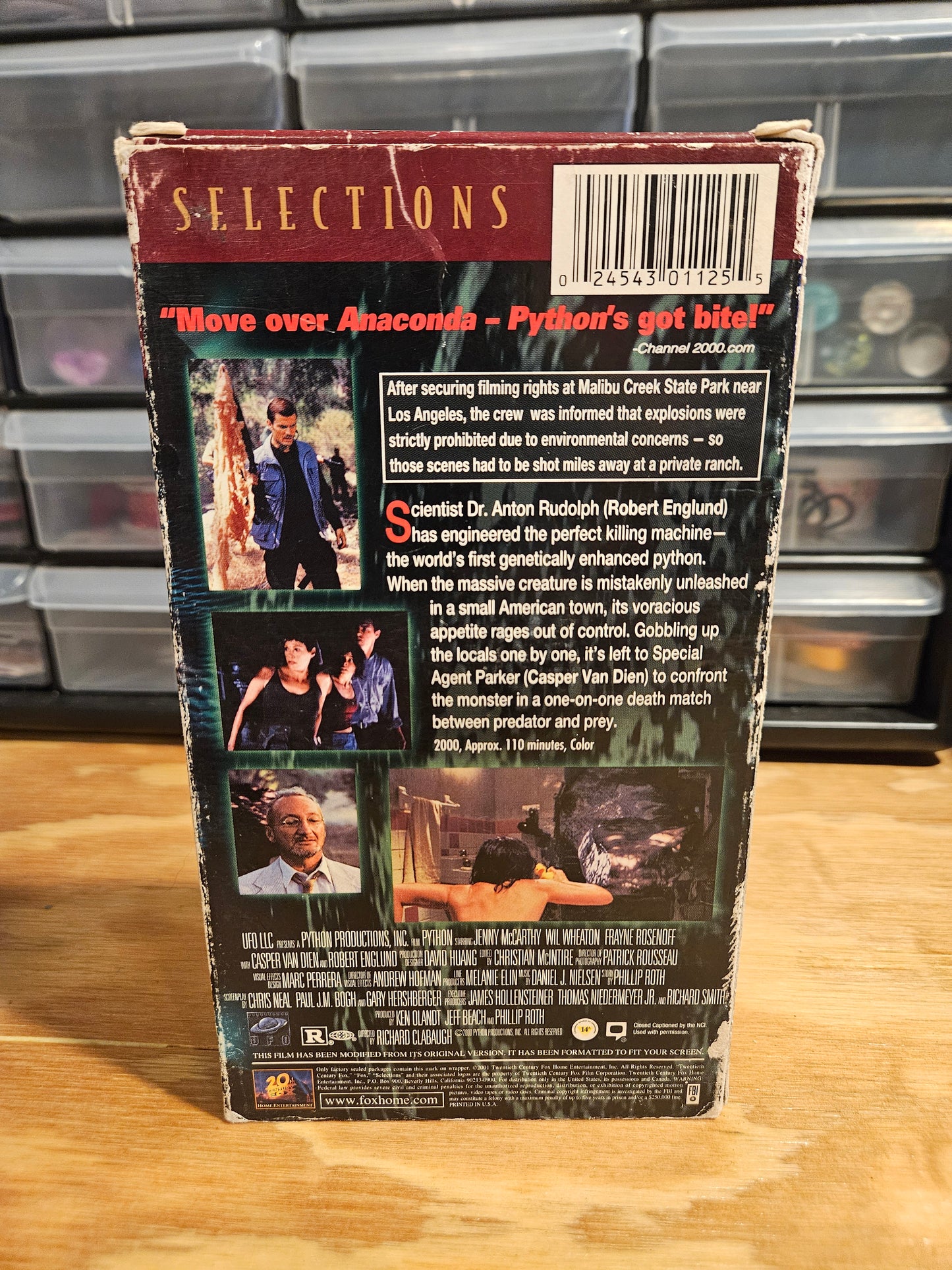 Python VHS, Horror, Robert Englund