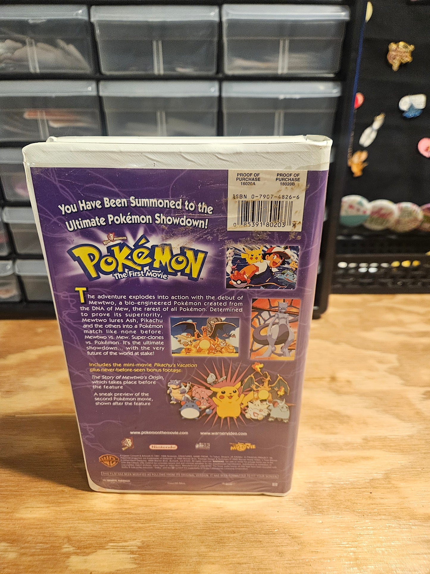 Pokémon The First Movie Mewtew vs Mew VHS