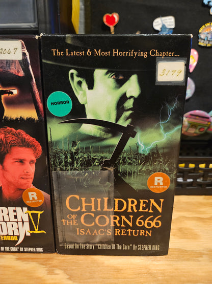 Children Of The Corn VHS Lot 1, 2, 3, 5, 666