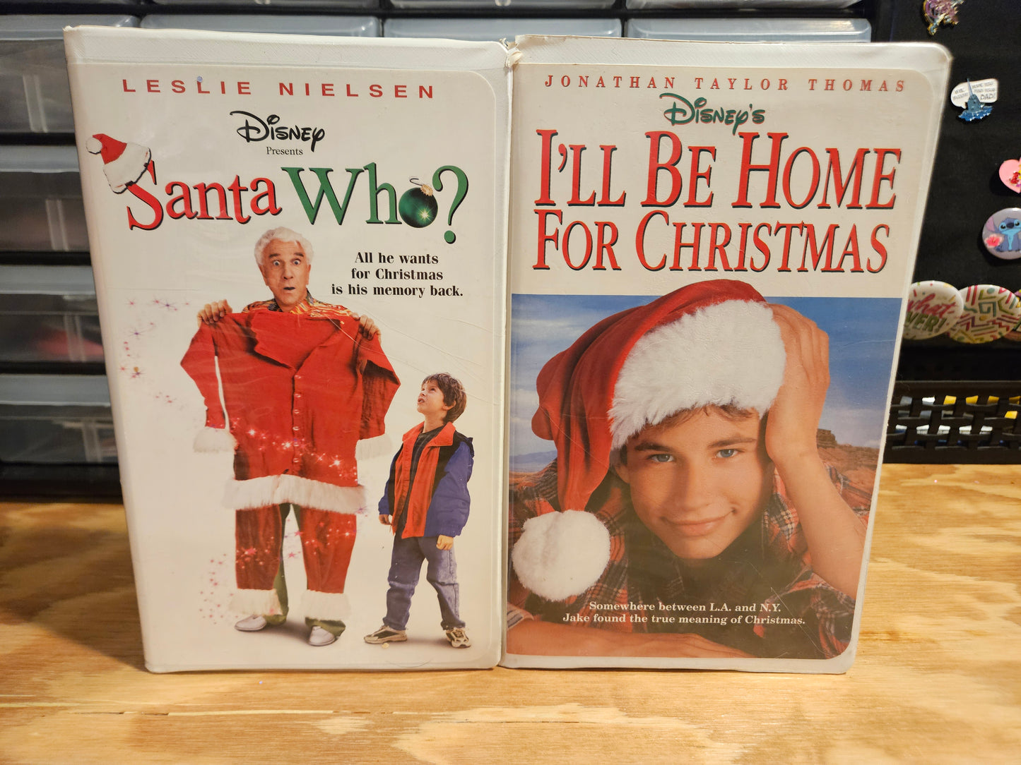 Disney's Santa Who? & I'll Be Home For Christmas VHS Set
