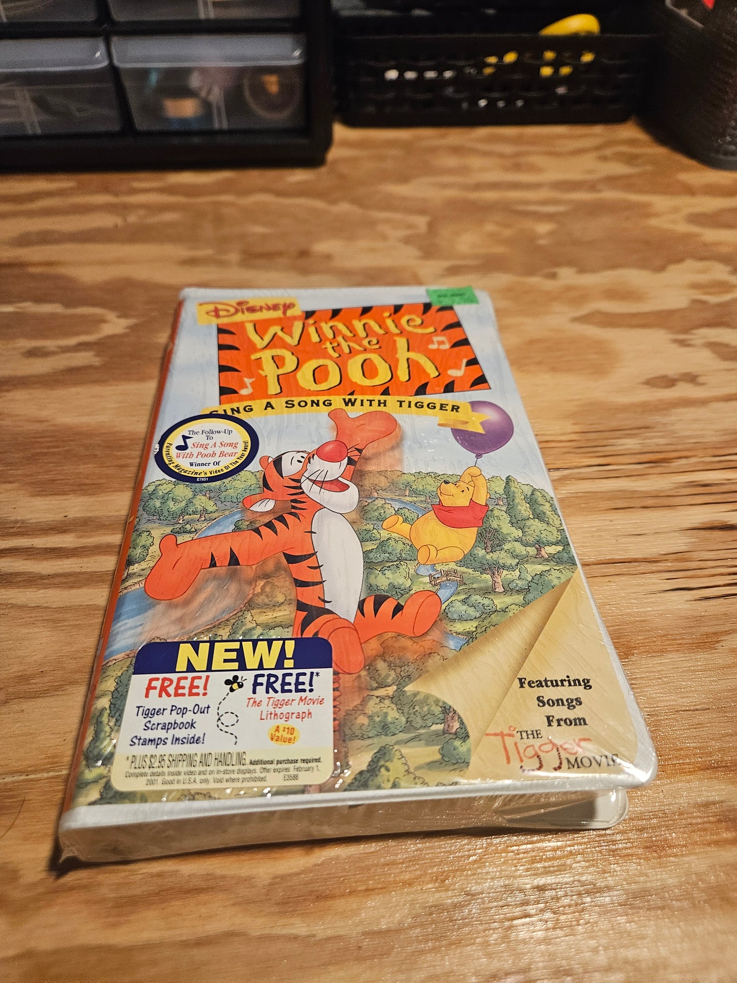 Winnie the Pooh VHS Set - Sing a Song with Tigger (NEW SEALED), A Very Merry Pooh Year (NEW SEALED), The Tigger Movie