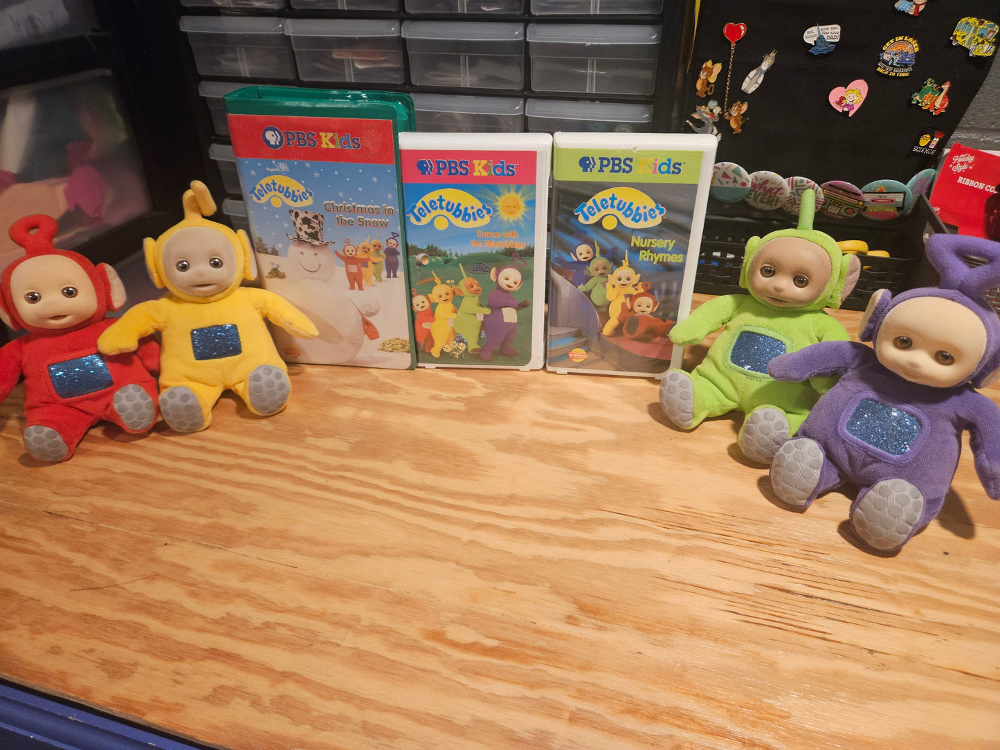 Teletubbies VHS & Plush Set