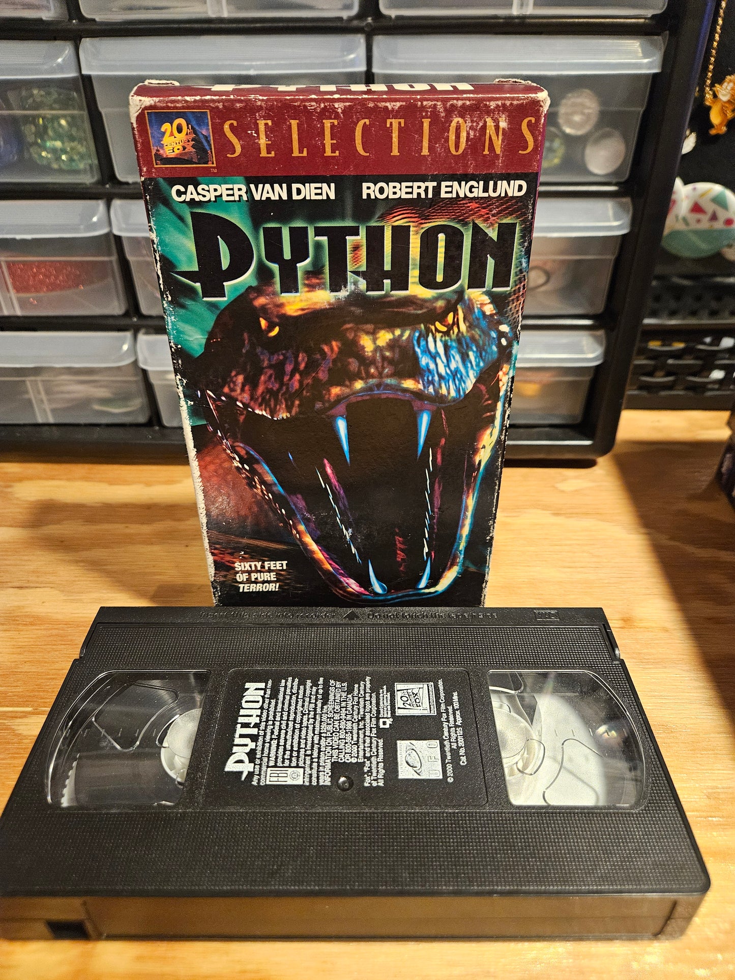 Python VHS, Horror, Robert Englund