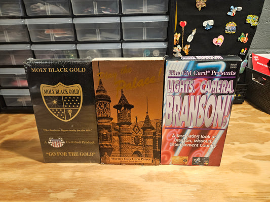 Molly Black Gold (SEALED), Play the Palace, and Lights Camera Branson