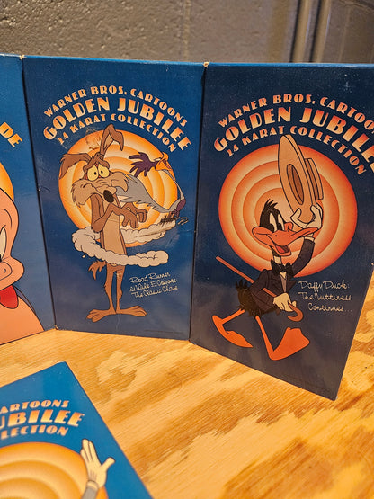 Looney Tunes - Warner Bros Golden Jubilee, Cartoon Cavalcade, The Looney Tunes Show VHS Lot