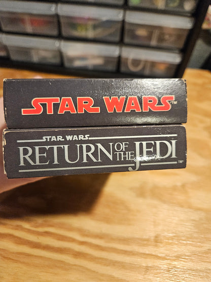 Star Wars and Return of the Jedi VHS, CBS FOX, Red Label