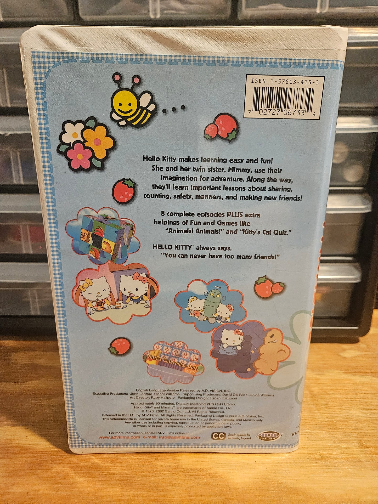 Hello Kitty's Paradise Fun With Friends VHS
