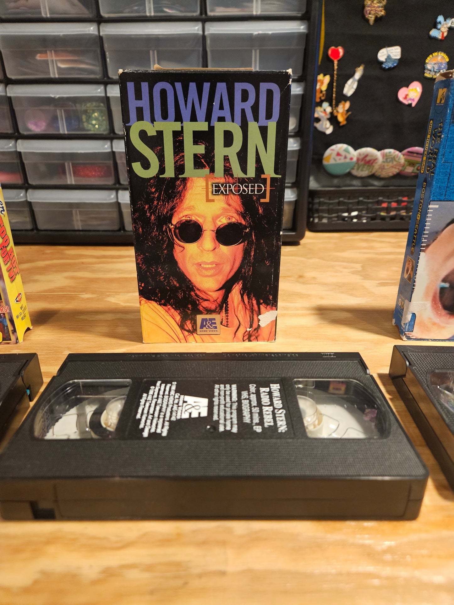 Jerry Springer Too Hot For Tv, Howard Stern, MTV The Real World VHS, Reality TV