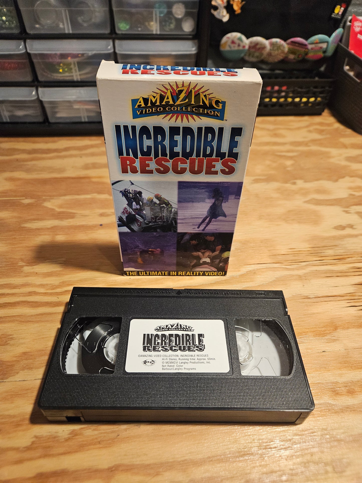 Incredible Rescues VHS Amazing Video Collection, Reality TV