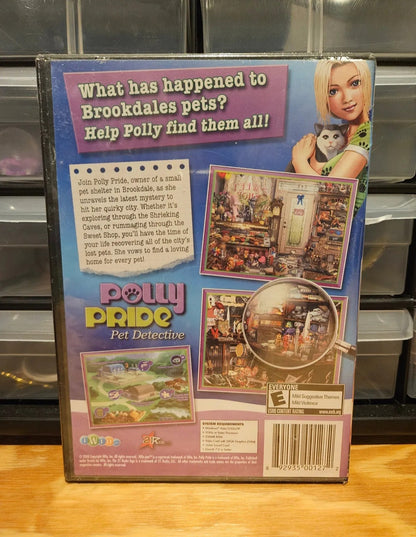 Polly Pride Pet Detective PC CD-ROM, New in box