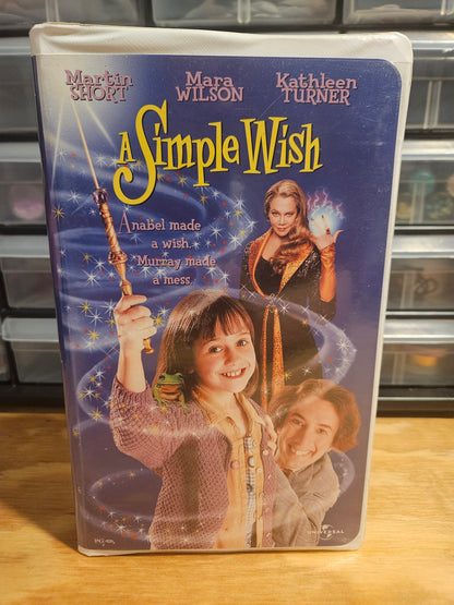 A Simple Wish VHS, Martin Short & Mara Wilson, Universal