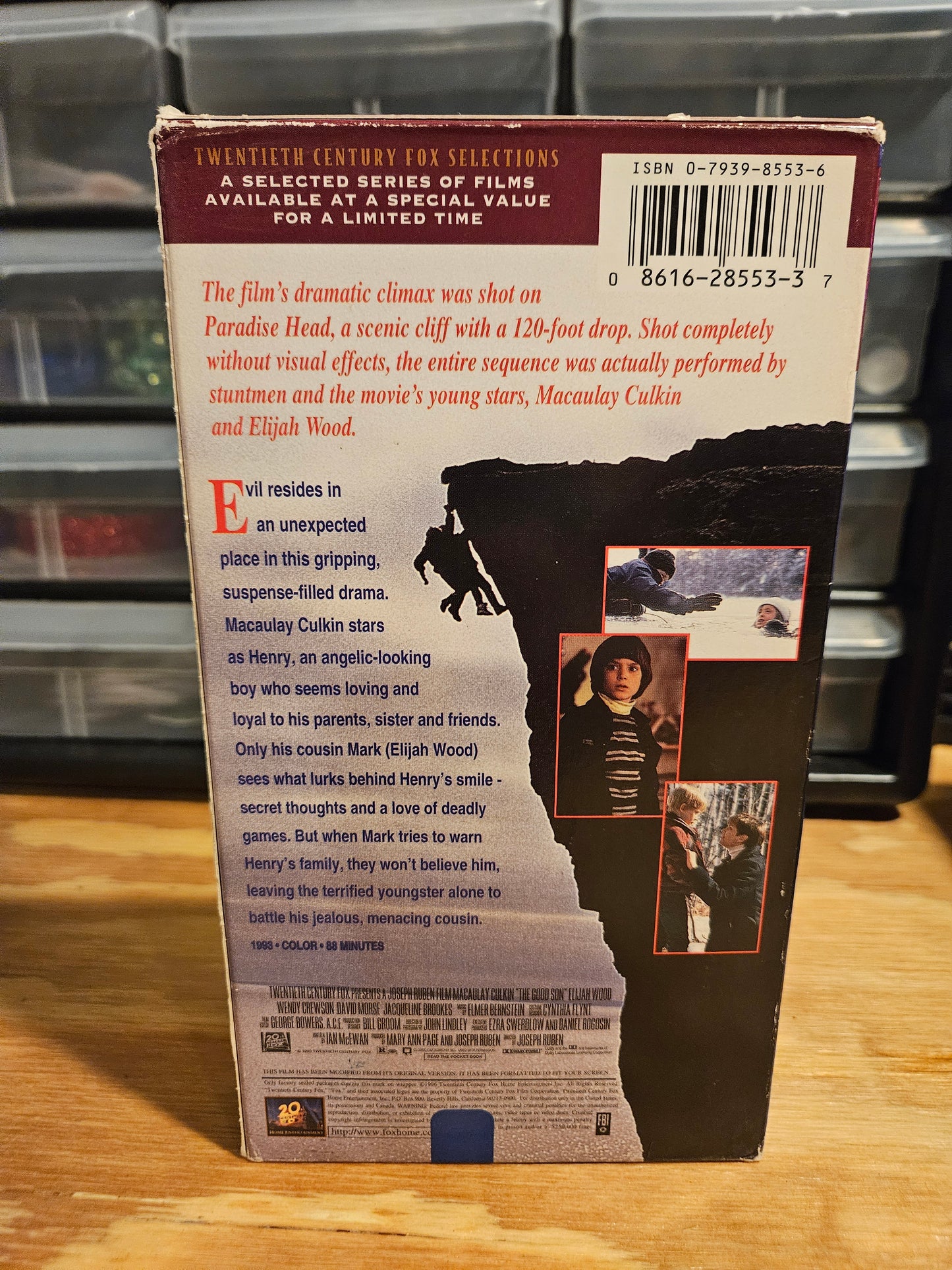 The Good Son VHS, Thriller, Macaulay Culkin, Elijah Wood