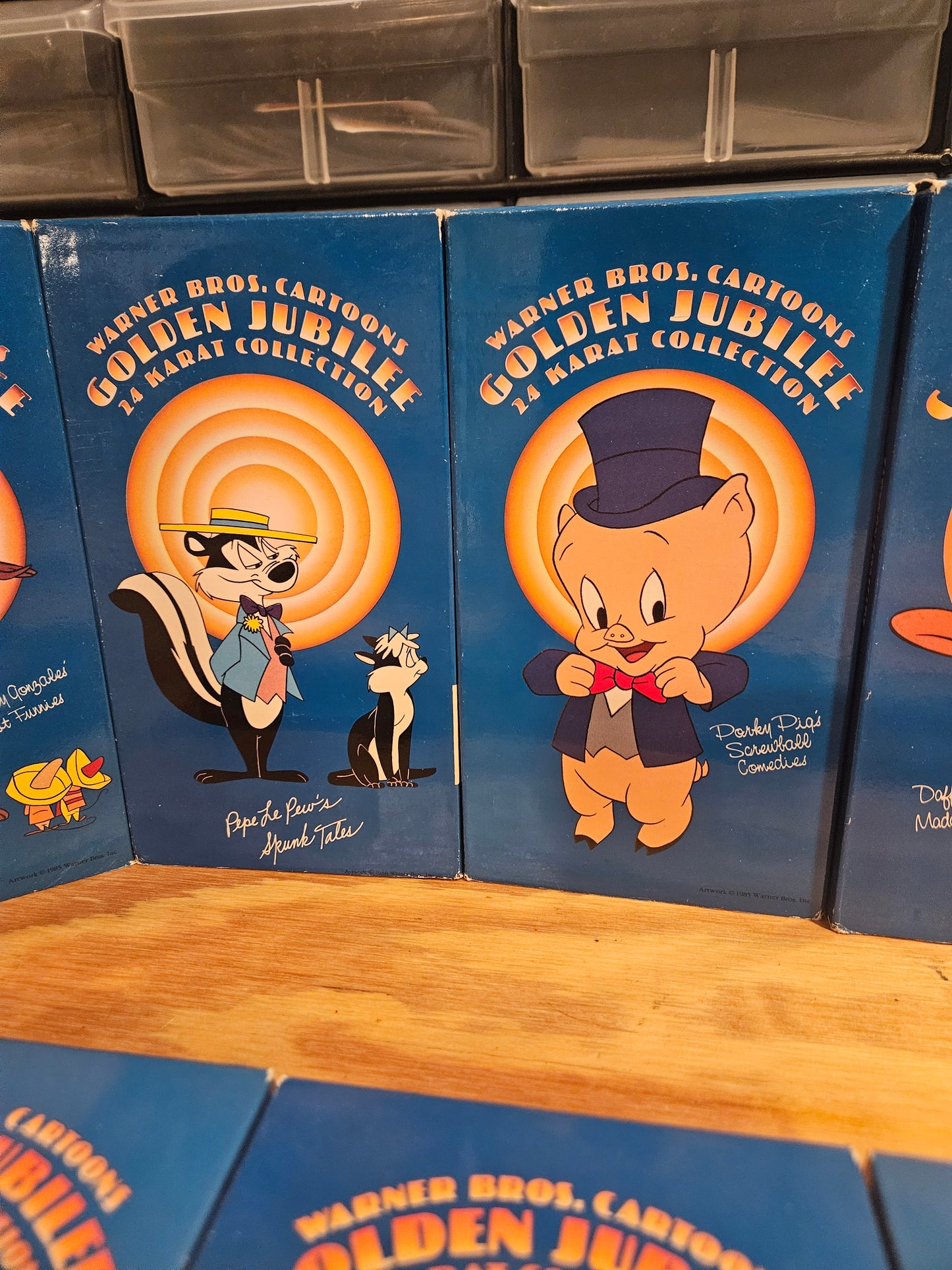 Looney Tunes - Warner Bros Golden Jubilee, Cartoon Cavalcade, The Looney Tunes Show VHS Lot