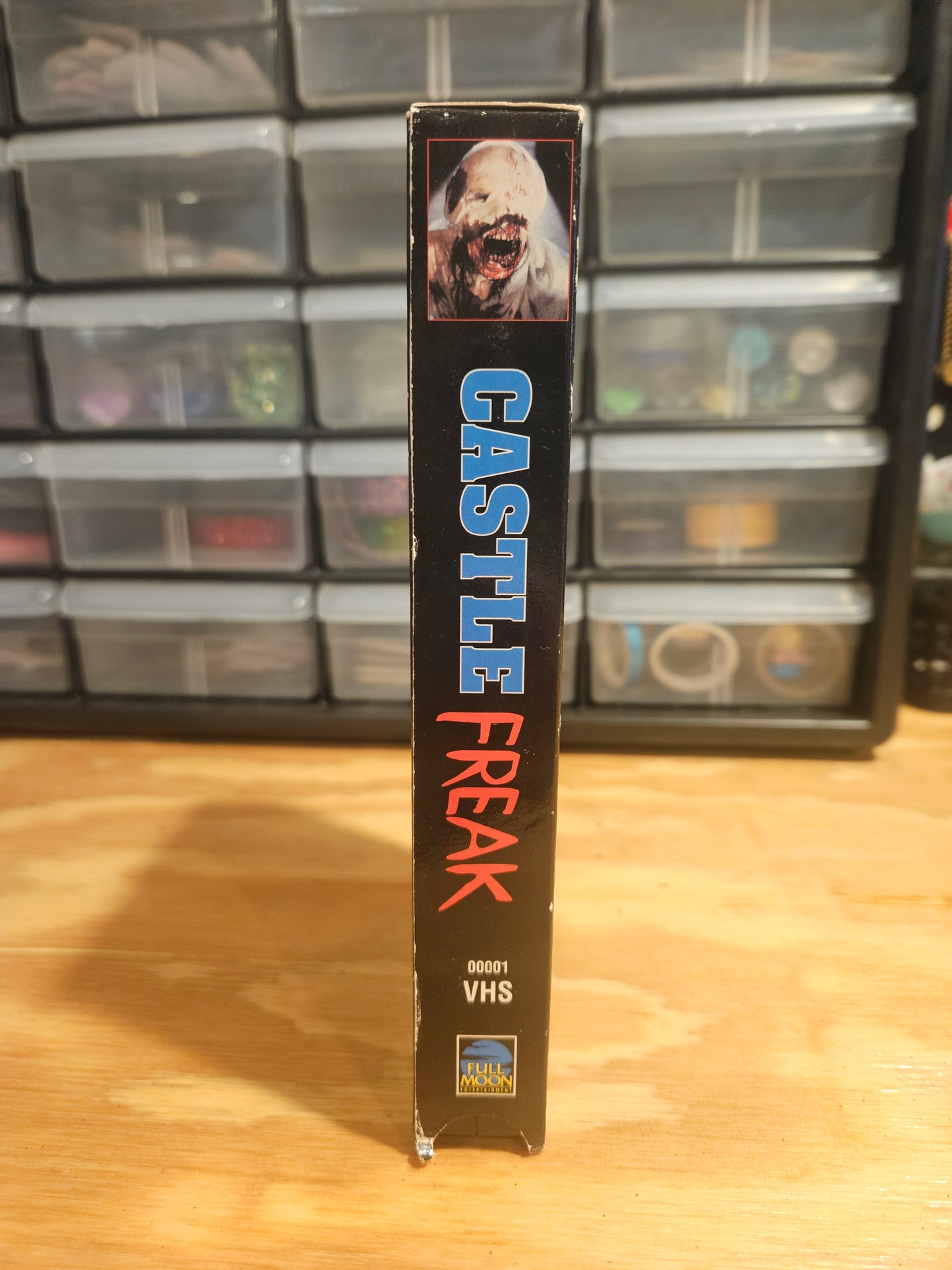 Castle Freak VHS, SCREENER/PROMO TAPE! Full Moon Entertainment. Rare Tape!