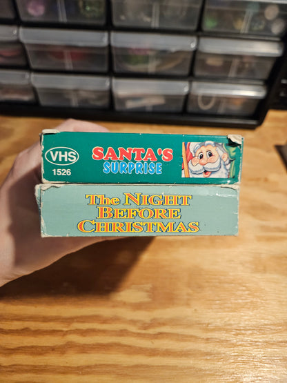 Santa VHS Set- Santa's Surprise and The Night Before Christmas