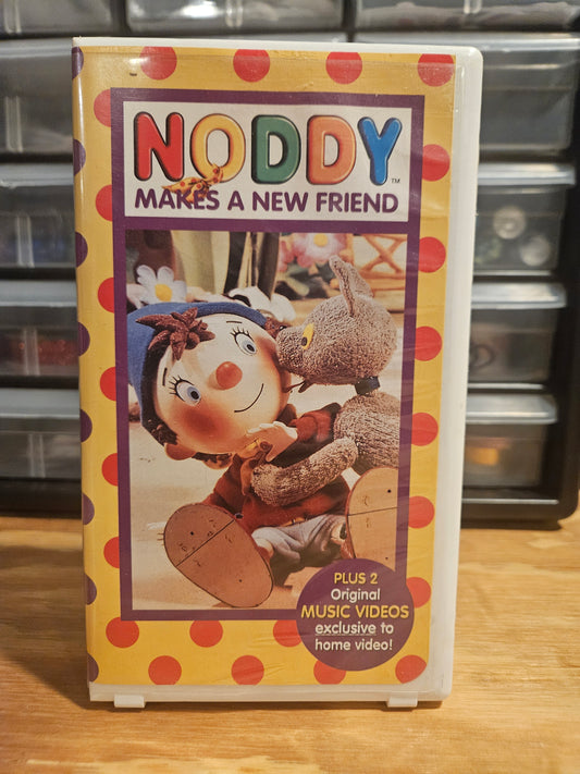 Noddy Makes A New Friend + 2 Other Stories VHS RARE