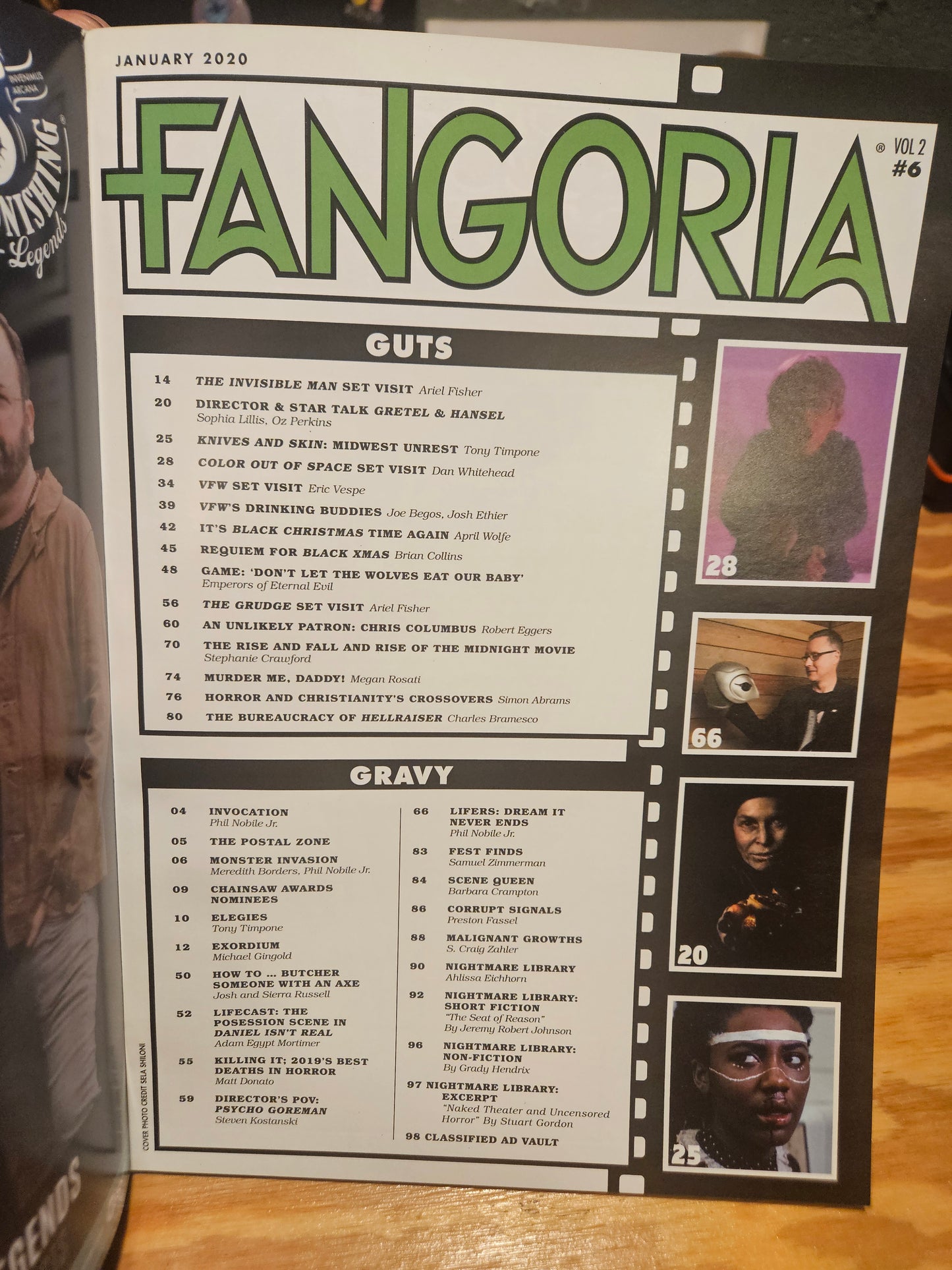 Fangoria Magazine Vol. 2 #6, January 2020