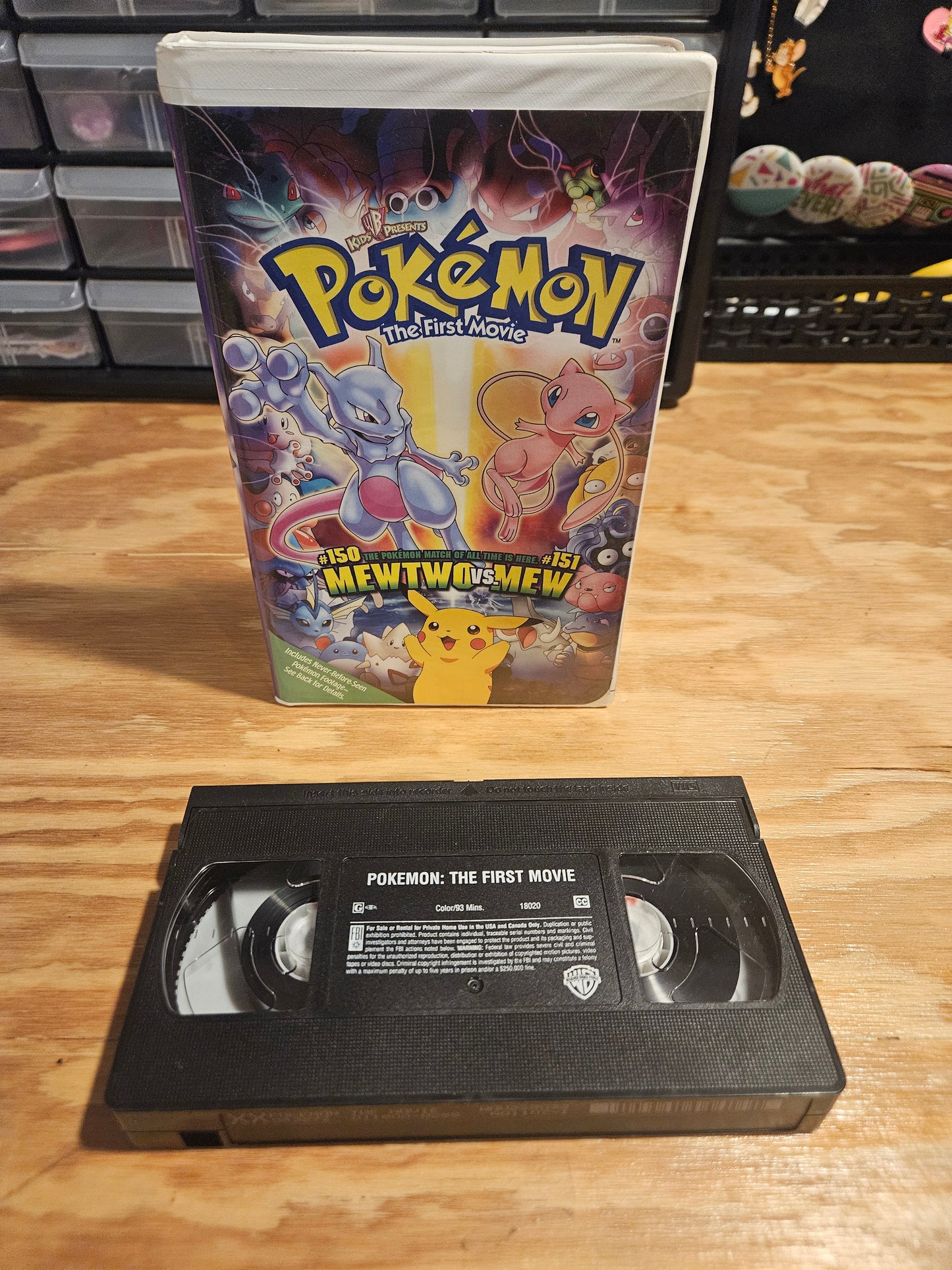 Pokémon The First Movie, Mewtwo vs Mew VHS