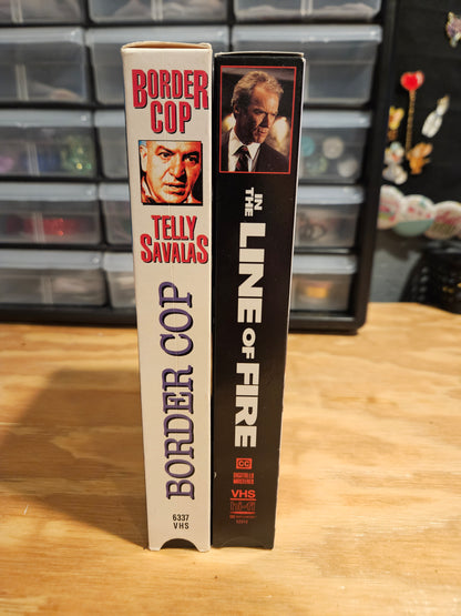 In The Line of Fire, Border Cop VHS set