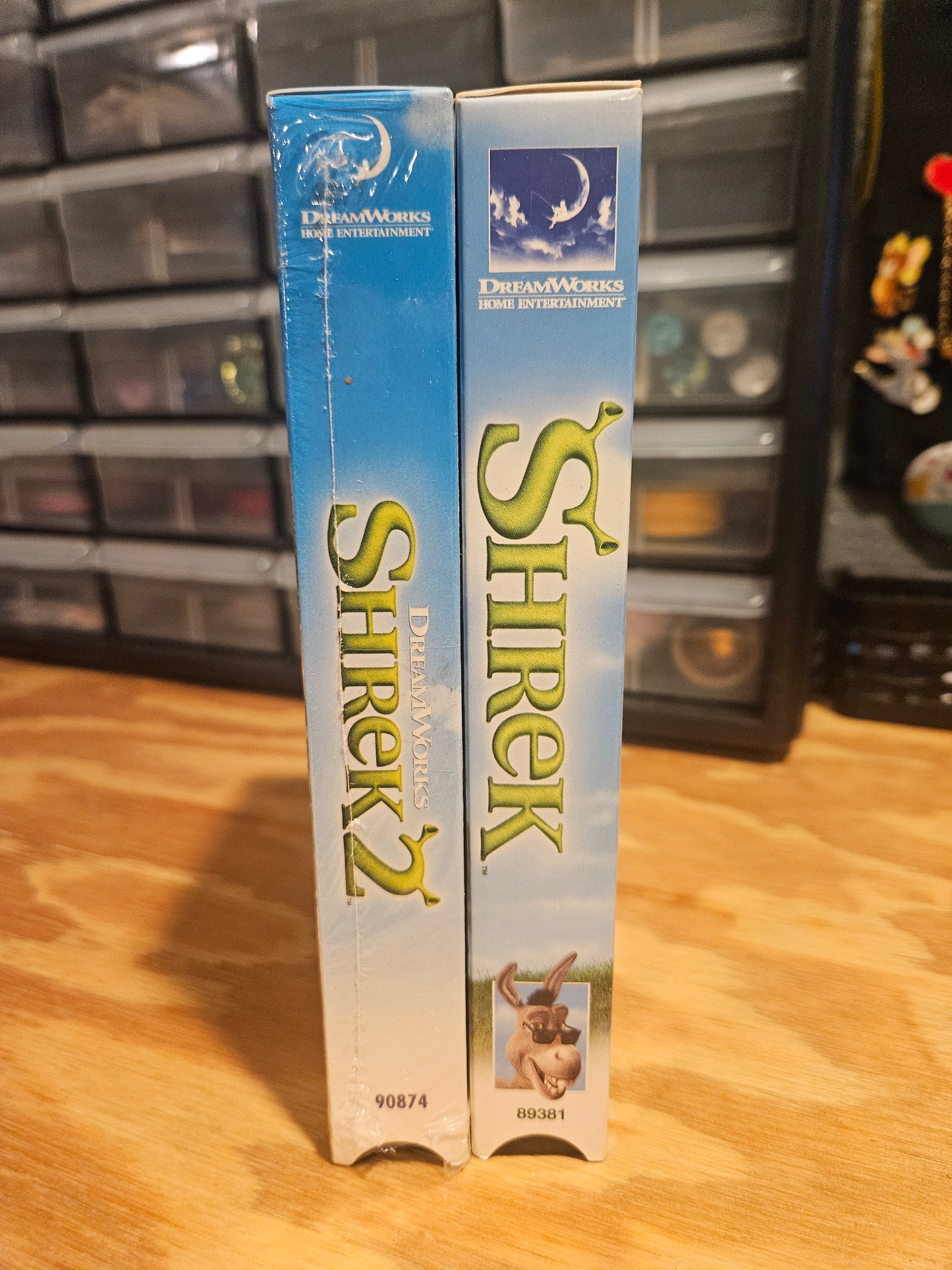Shrek & Shrek 2 VHS Set