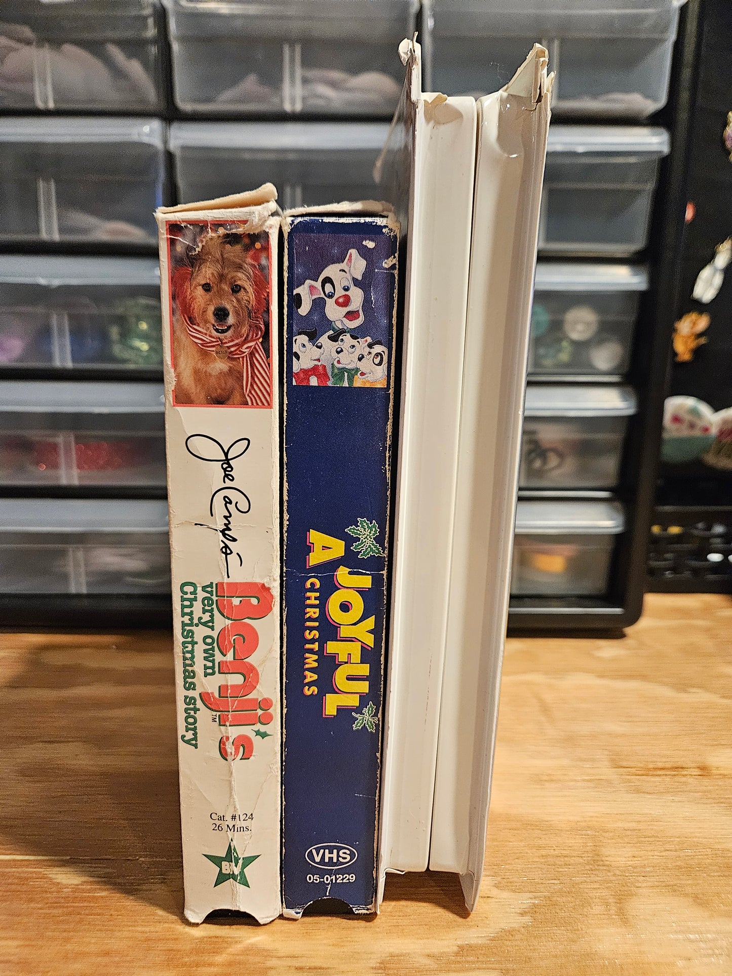 An All Dogs Christmas Carol, A Joyful Christmas, and Benji's very own Christmas Story VHS Set