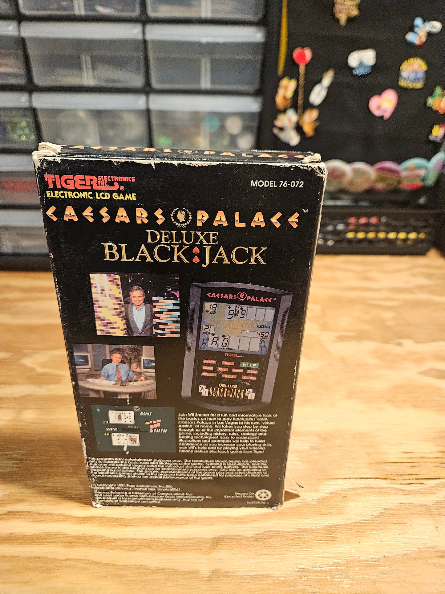 Caesars Palace Guide to BlackJack VHS By Wil Shriner