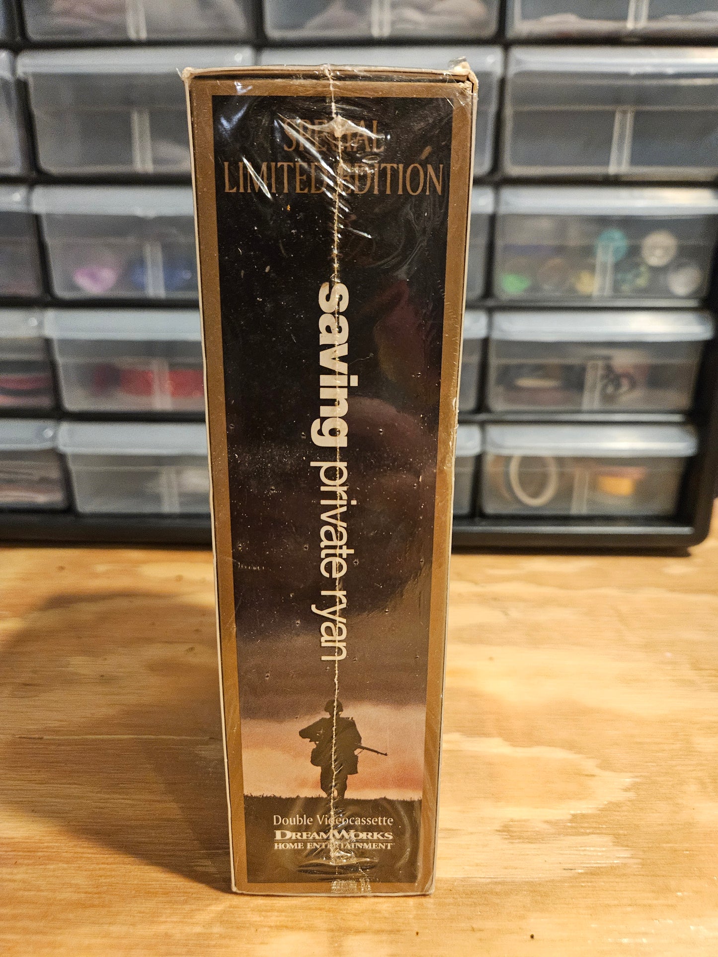 Saving Private Ryan VHS 2 tape set, special limited edition, SEALED Steven Spielberg, Tom Hanks, Matt Damon, War