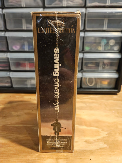 Saving Private Ryan VHS 2 tape set, special limited edition, SEALED Steven Spielberg, Tom Hanks, Matt Damon, War