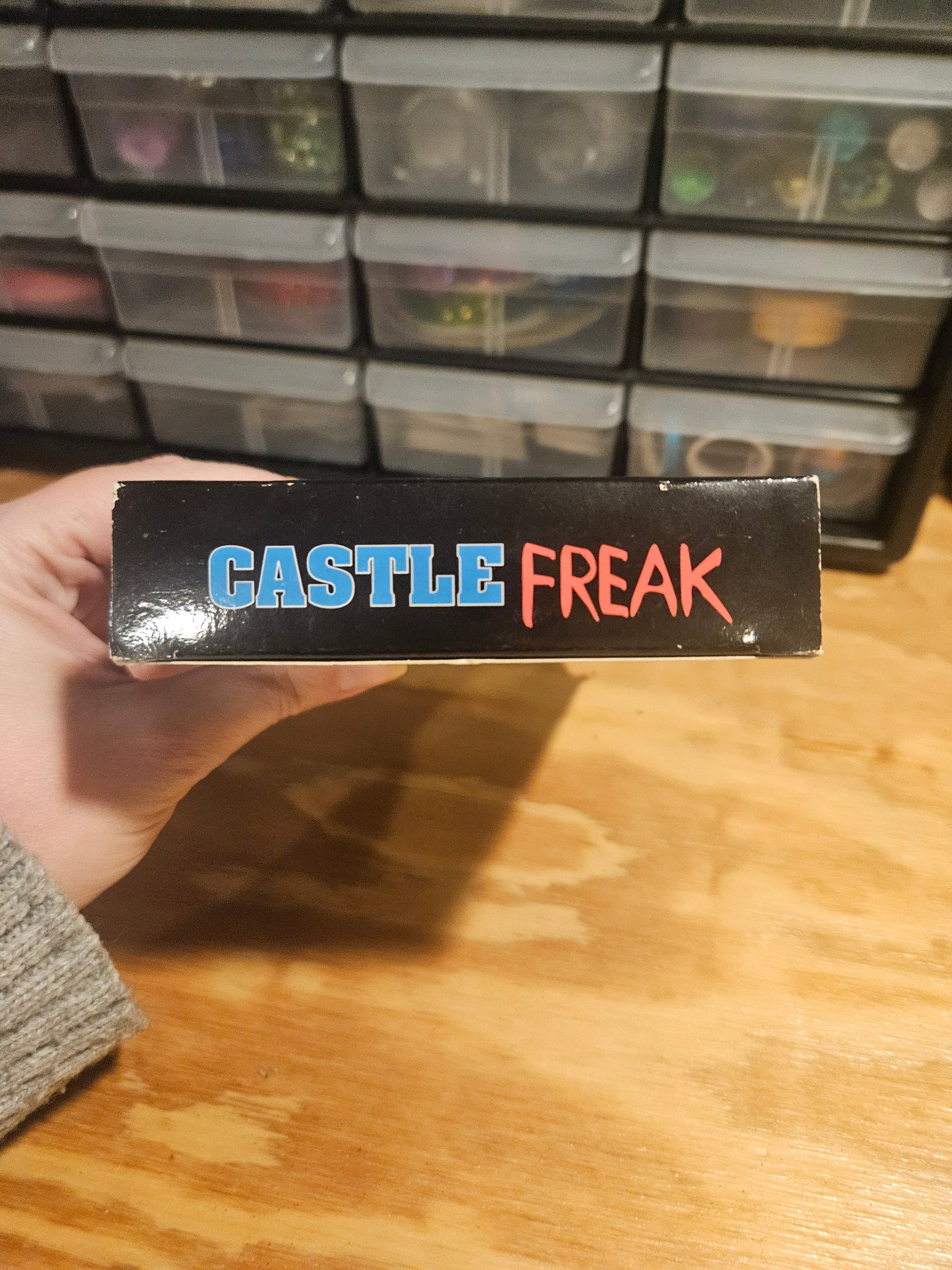 Castle Freak VHS, SCREENER/PROMO TAPE! Full Moon Entertainment. Rare Tape!