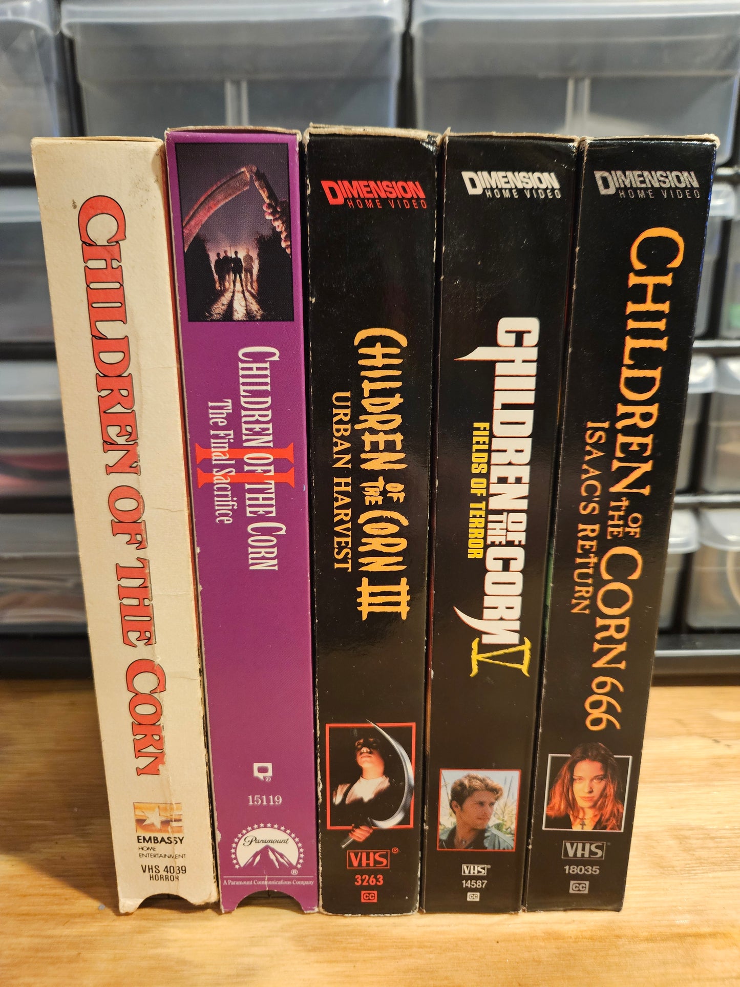 Children Of The Corn VHS Lot 1, 2, 3, 5, 666