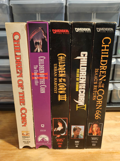 Children Of The Corn VHS Lot 1, 2, 3, 5, 666