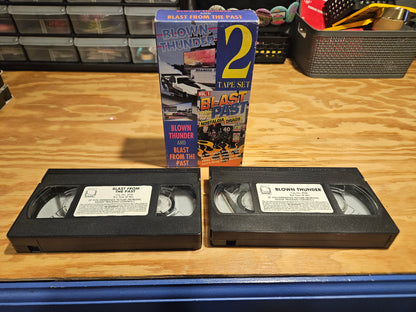 Blown Thunder and Blast from the Past Vol 1 VHS 2 Tape Set Drag Racing
