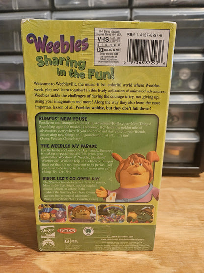 Weebles Sharing In The Fun, SEALED VHS