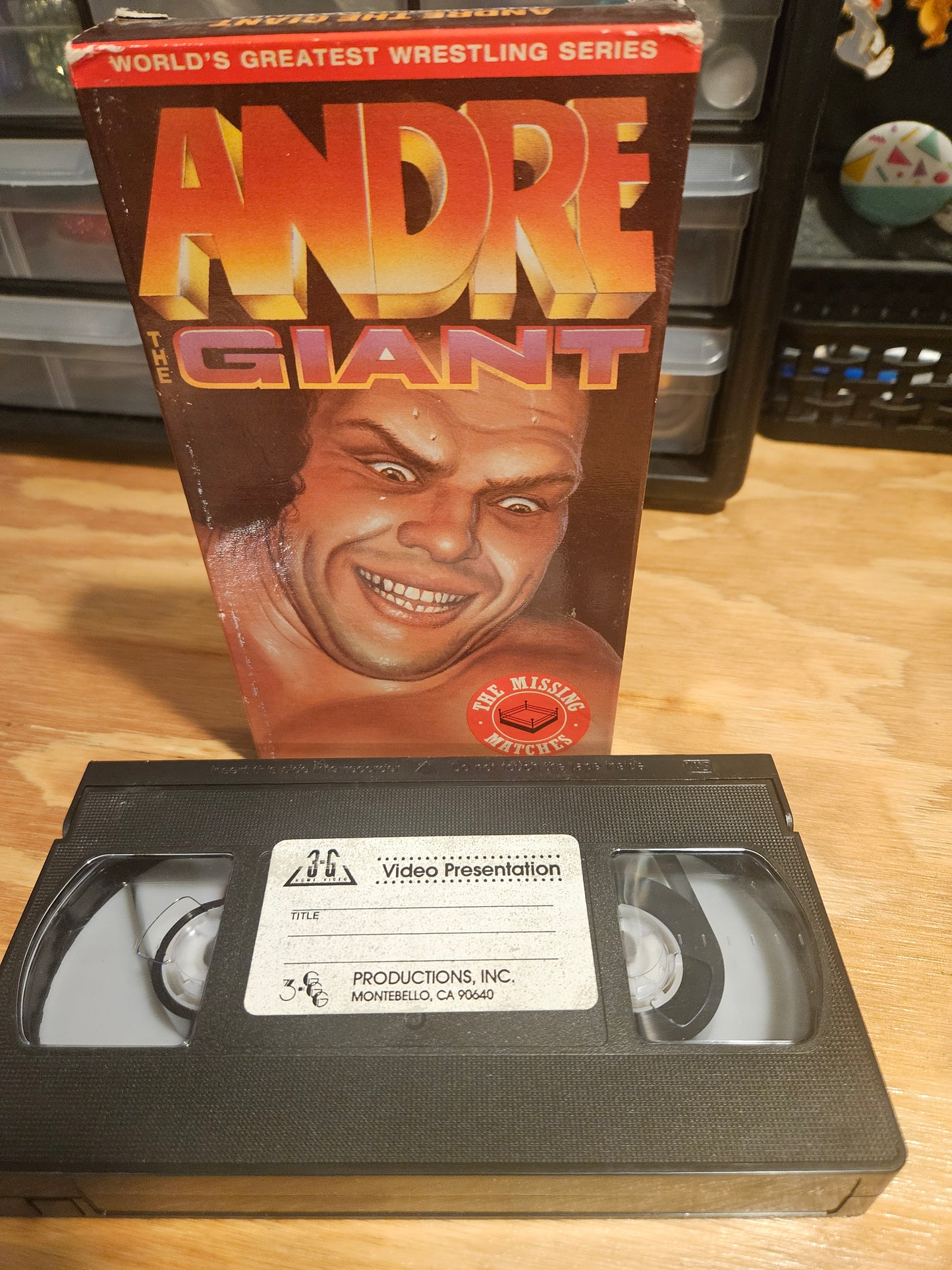 Andre The Giant The Missing Matches VHS, Wrestling