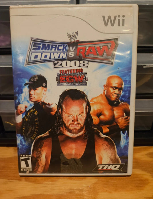WWE Smackdown VS Raw 2008 Wii Game, THQ