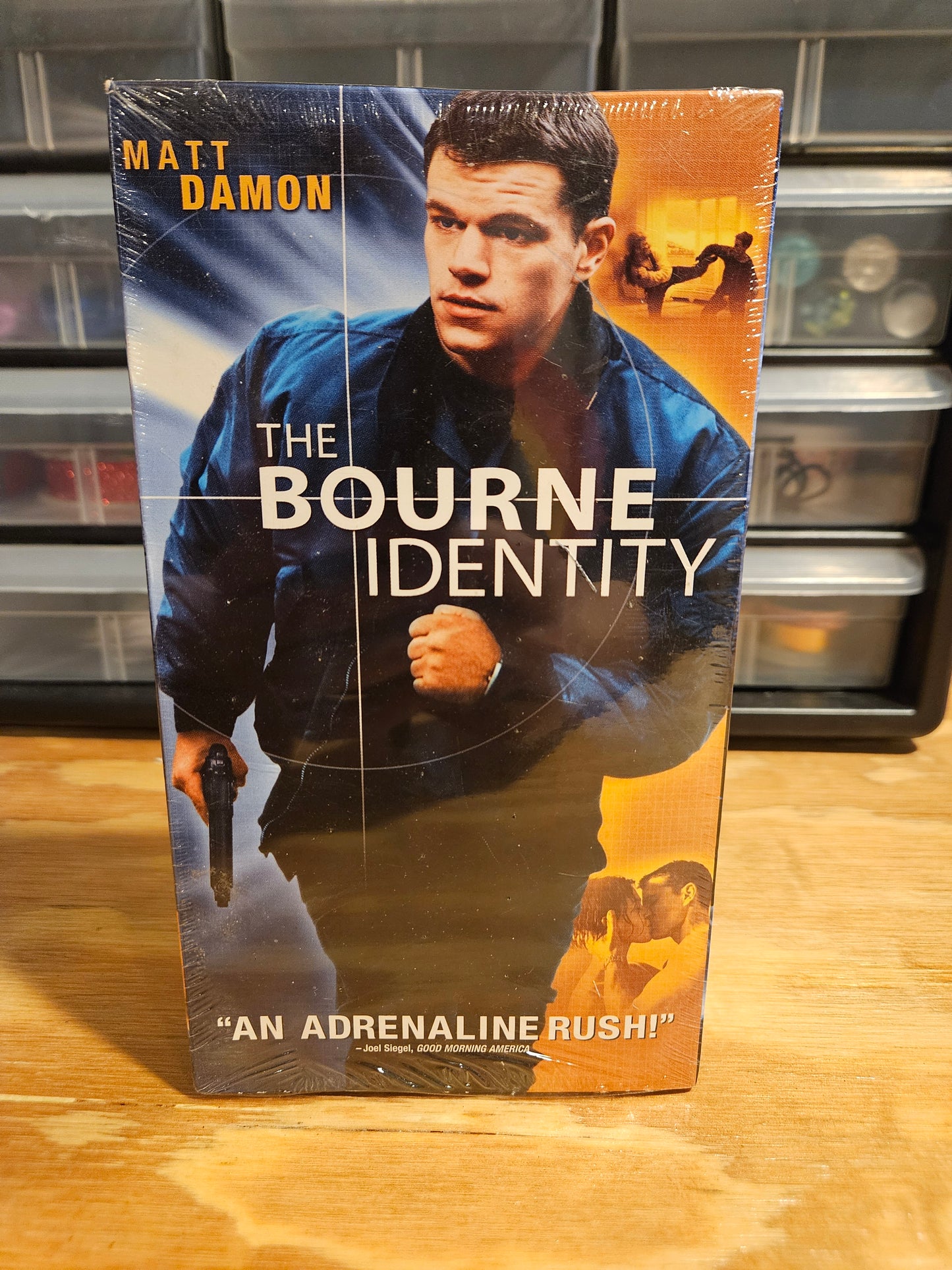 Bourne Identity VHS, Matt Damon SEALED