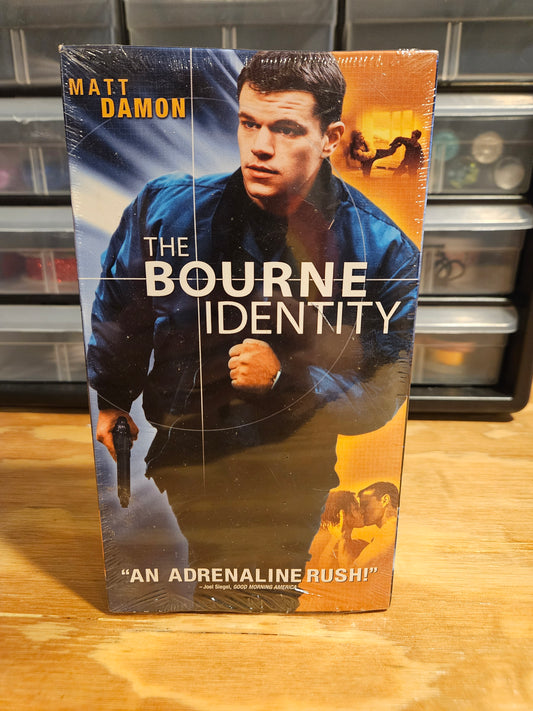 Bourne Identity VHS, Matt Damon SEALED