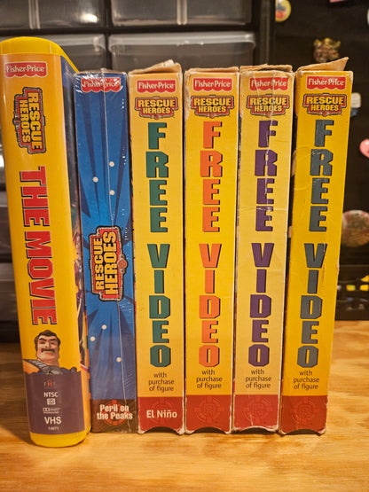 Rescue Heroes VHS Lot