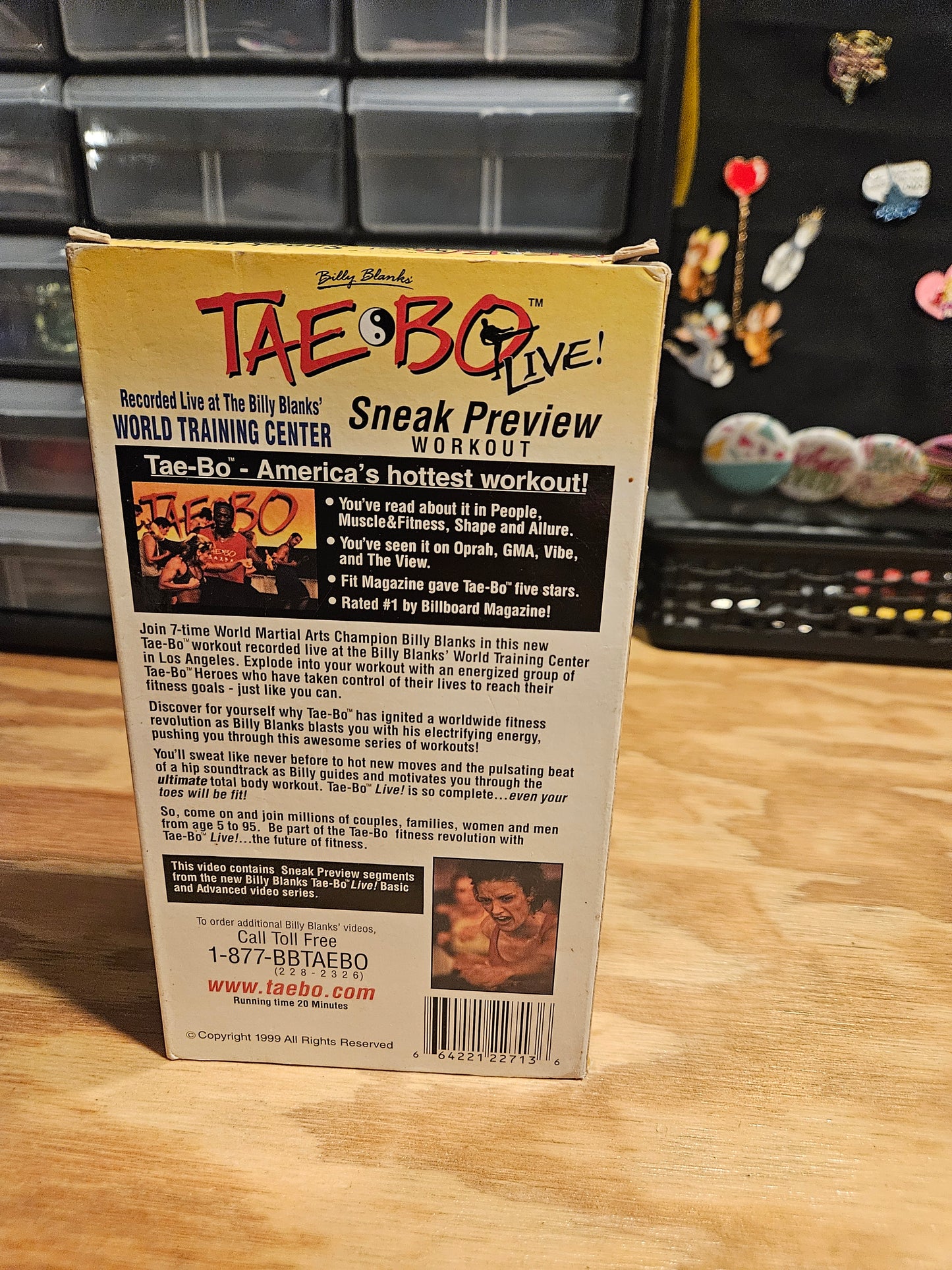 Tae Bo Live Sneak Preview Workout VHS