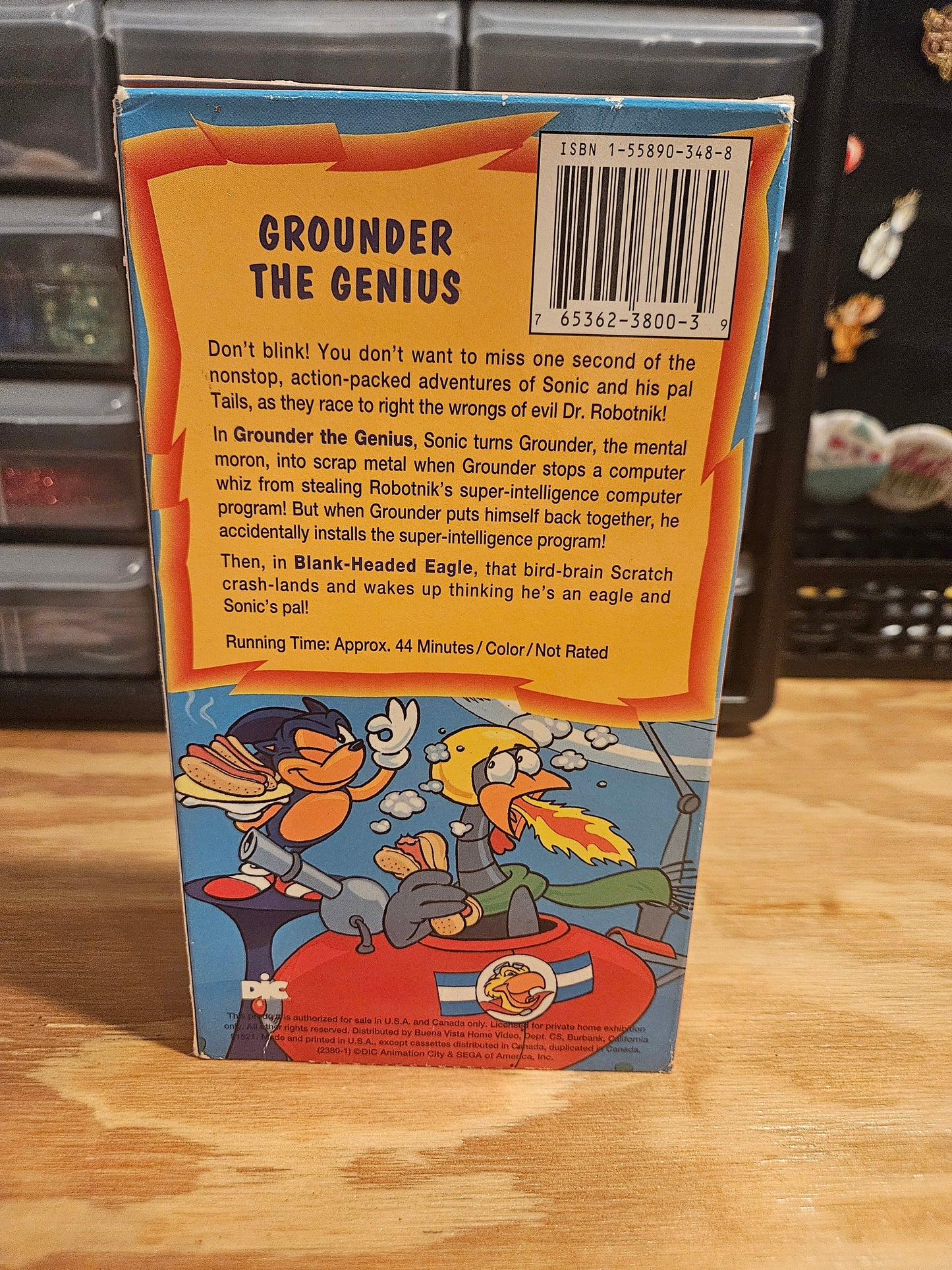 Adventures of Sonic The Hedgehog - Grounder the Genius VHS