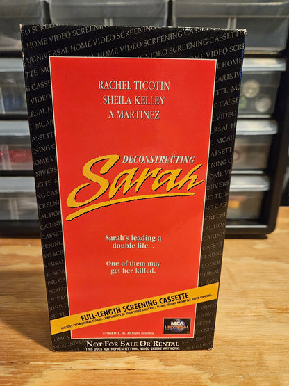 Deconstructing Sarah VHS SCREENER