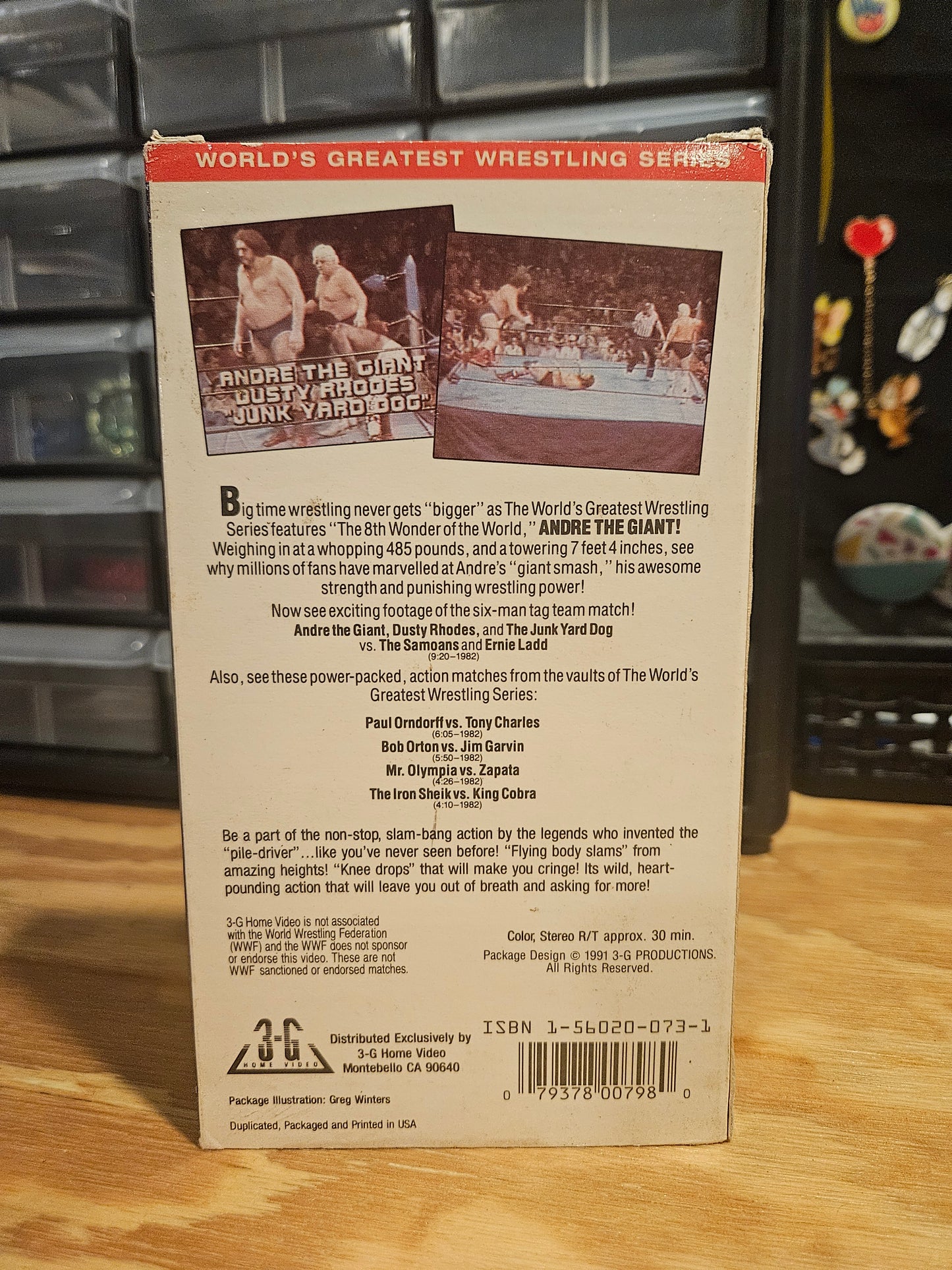 Andre The Giant The Missing Matches VHS, Wrestling