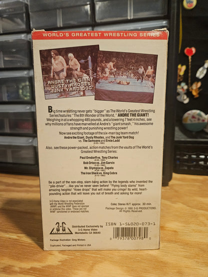 Andre The Giant The Missing Matches VHS, Wrestling