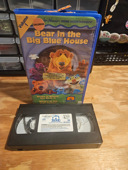 Bear in the Big Blue House VHS - Home is Where the Bear Is & What's in the Mail Today?